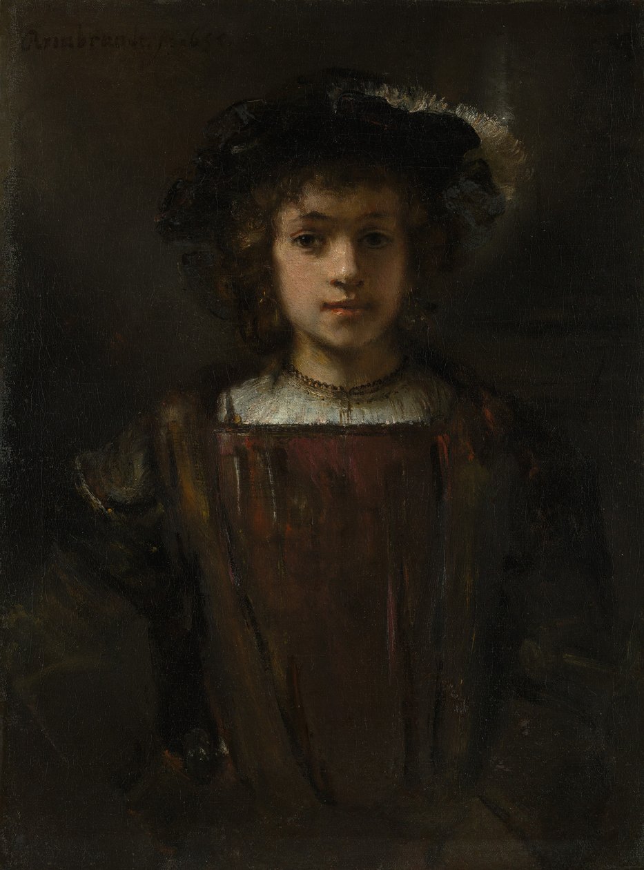 ابن رامبرانت تيتوس 1641-1668. بواسطة أسلوب رامبرانت