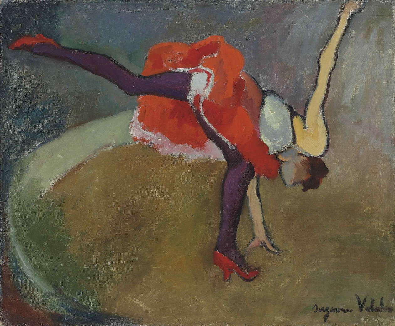 البهلوان أو العجلة ، 1927. بواسطة سوزان فالادون