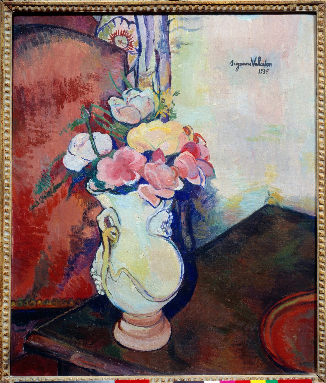 مزهرية ورود. لوحة سوزان فالادون (1865-1938) بواسطة سوزان فالادون