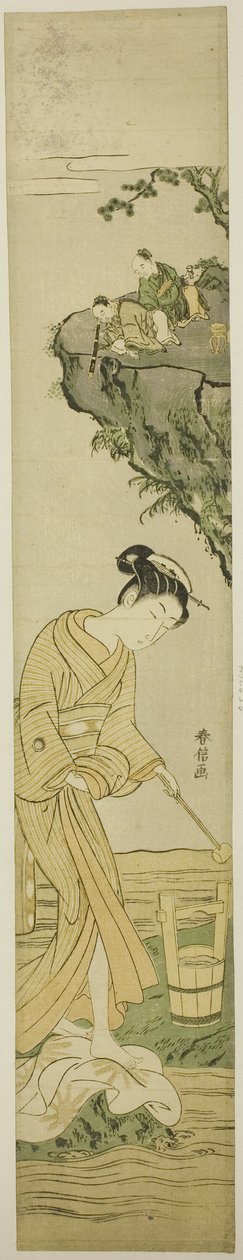 Daoist Immortals يتجسسون على جمال شاب بواسطة سوزوكي هارونوبو