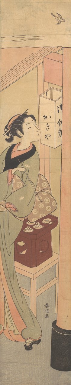 أوسين من Kagiya Teahouse ، كاليفورنيا. 1769. ، كاليفورنيا. 1769. بواسطة سوزوكي هارونوبو