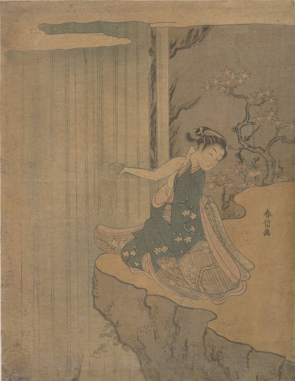 محاكاة ساخرة لأسطورة Kyoyu و Sofu ، 1764-1772. ، 1764-1772. بواسطة سوزوكي هارونوبو