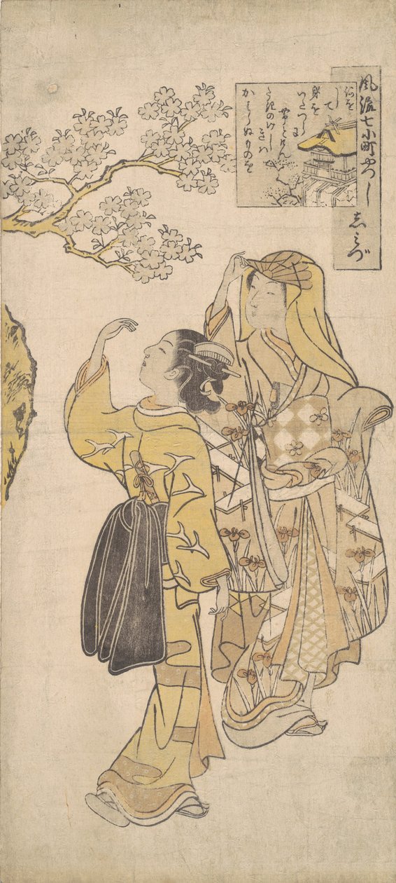 معبد شيميزو ، كاليفورنيا. 1765. ، كاليفورنيا. 1765. بواسطة سوزوكي هارونوبو