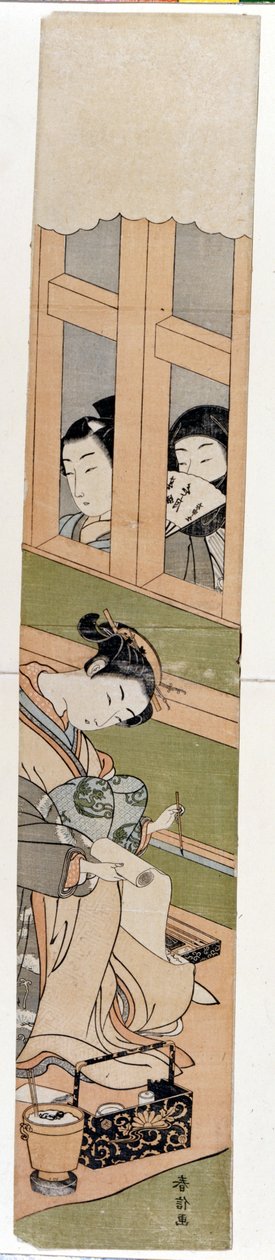 شيراي جونباتشي. P Rin ts بواسطة Harunobu Suzuki (17224 / 25-1770). بواسطة سوزوكي هارونوبو