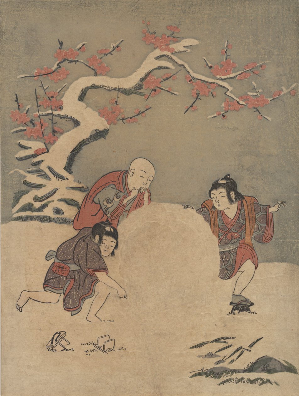 كرة الثلج ، 1770 ، 1770. بواسطة سوزوكي هارونوبو