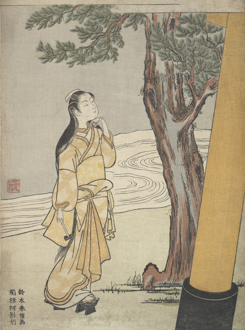 زيارة ضريح في ساعة الثور Ushi no toki mairi ، 1765. ، 1765. بواسطة سوزوكي هارونوبو