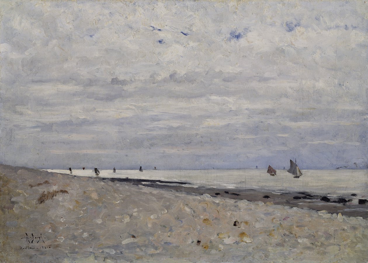 المناظر الطبيعية البحرية قبالة Honfleur ، 1881 بواسطة سفين ريتشارد بيرغ