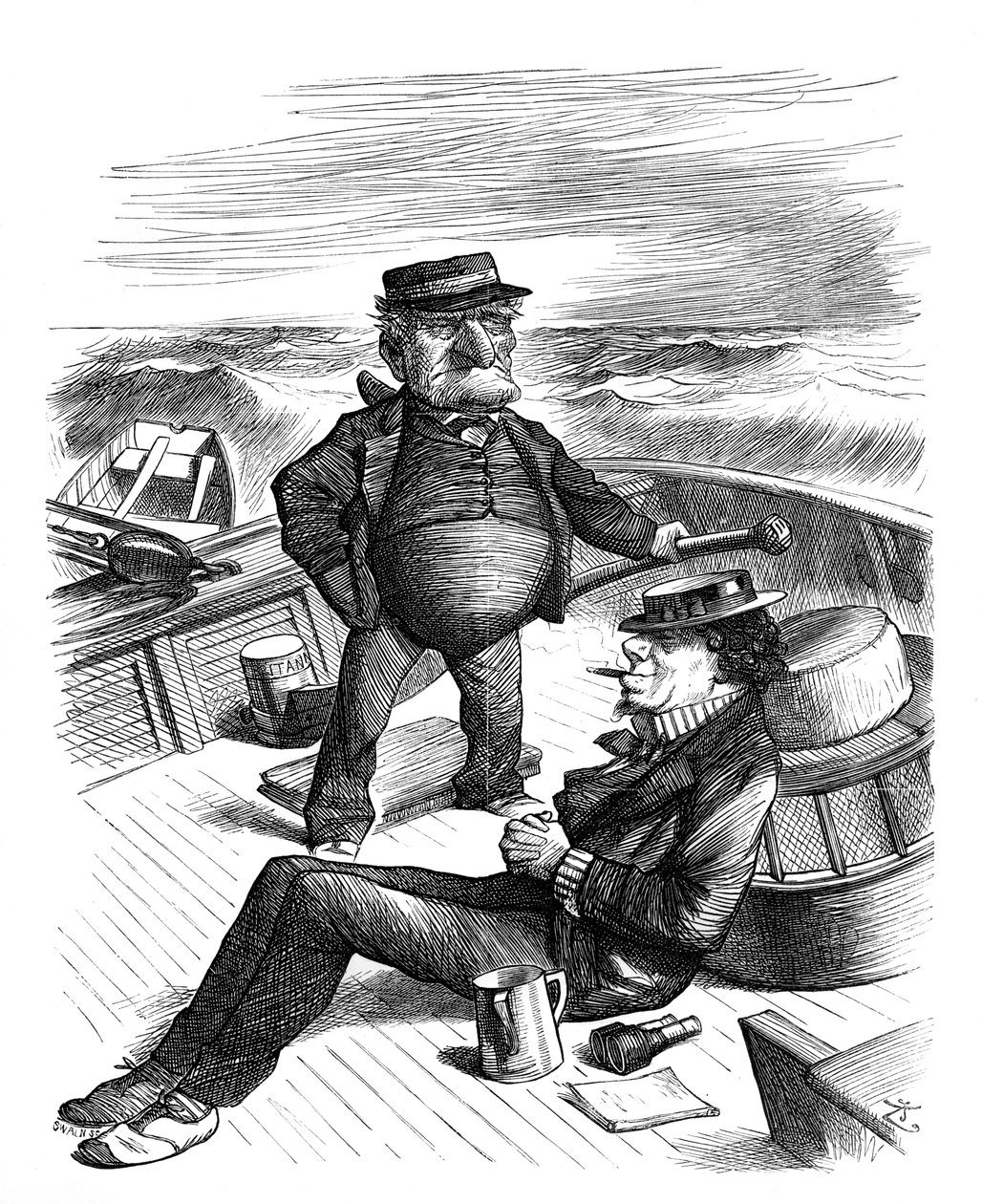 طريق الريح ، 1878. بواسطة سوين