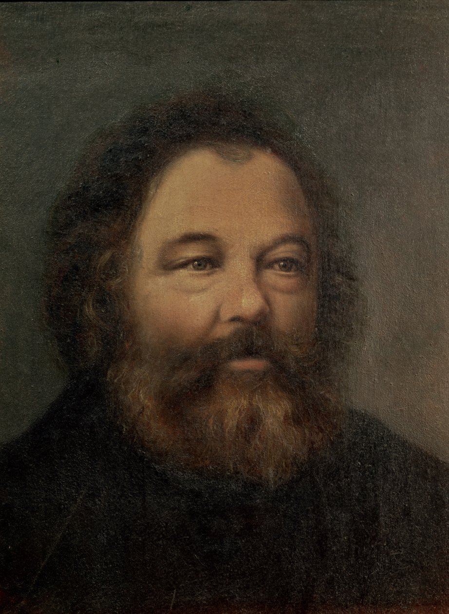 صورة ميخائيل ألكسندروفيتش باكونين (1814-1876) c.1865 بواسطة المدرسة السويسرية