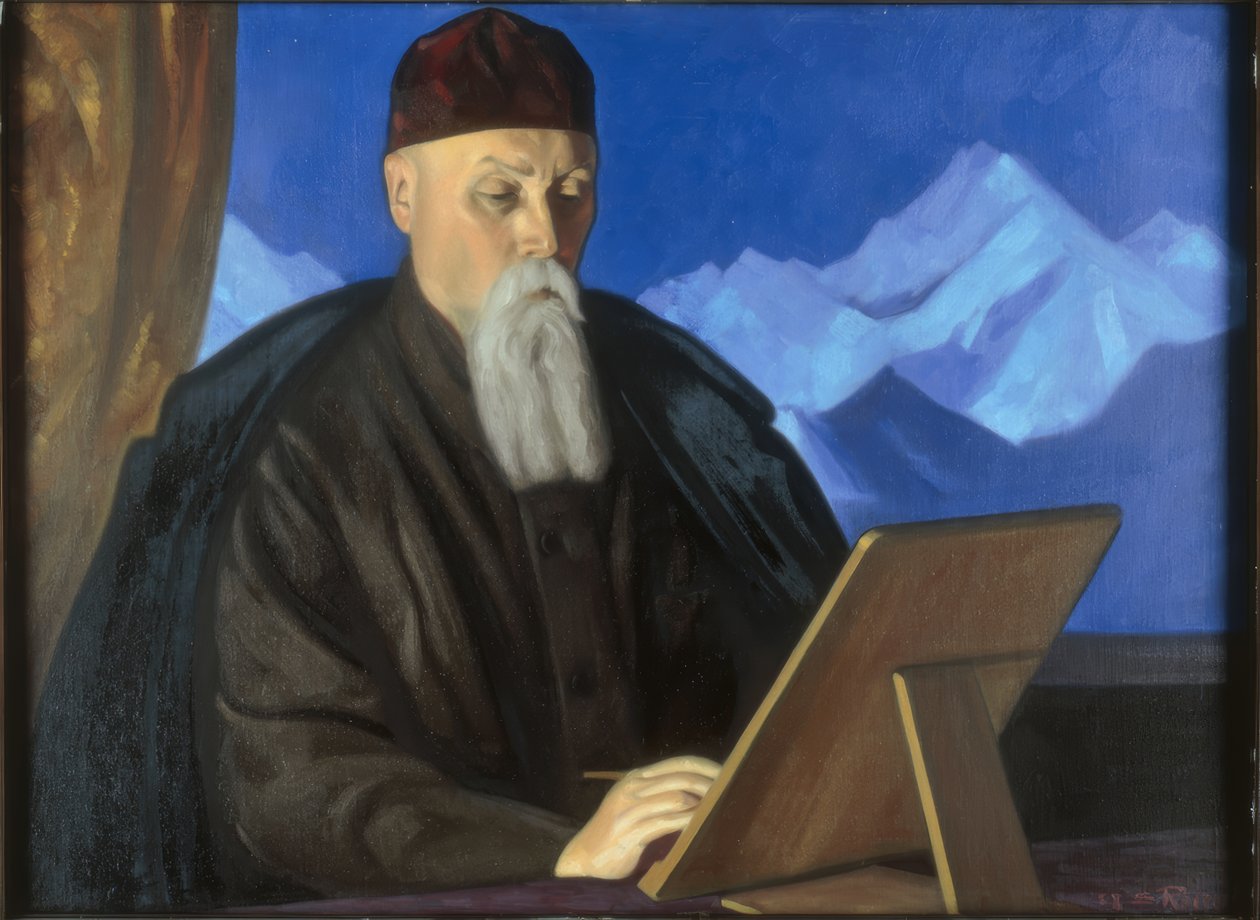 صورة للرسام نيكولاس ريريش بواسطة Svyatoslav Nikolayevich Roerich