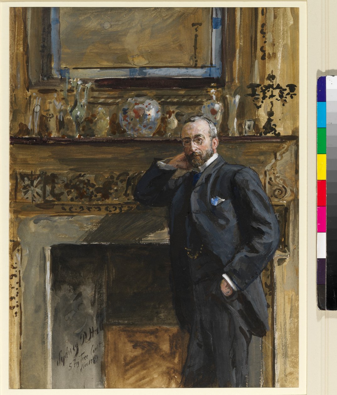 رجل في الداخل في 5 Tree Tree Court ، 1890 بواسطة قاعة سيدني بريور