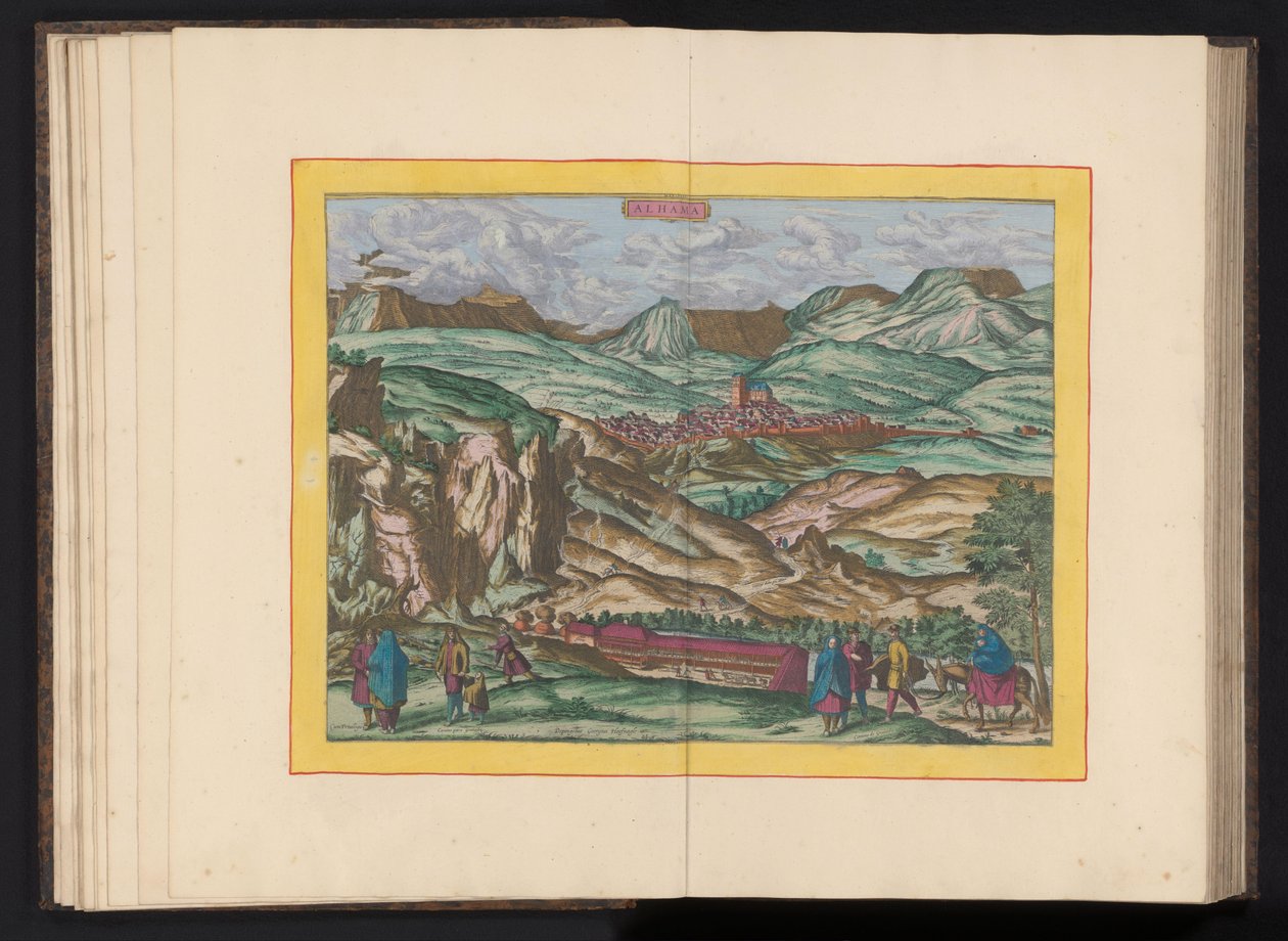 منظر لـ Alhama de Granada Alhama (العنوان على الكائن) بواسطة سيمون نوفيلانوس (ربما)