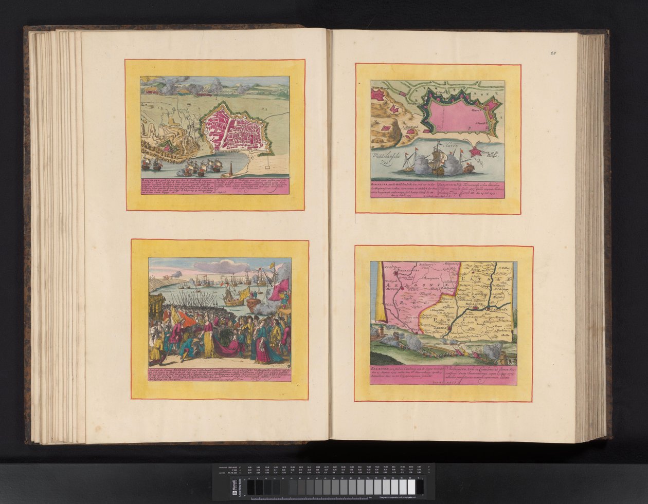 منظر لمدينة لاس كابيزاس دي سان خوان Cabecas (العنوان على الكائن) بواسطة سيمون نوفيلانوس (ربما)