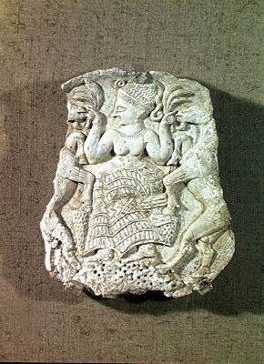 غطاء لصورة تصور عشيقة الحيوانات تغذي ماعز بري ، c.1200-1150 بواسطة سوري سوري