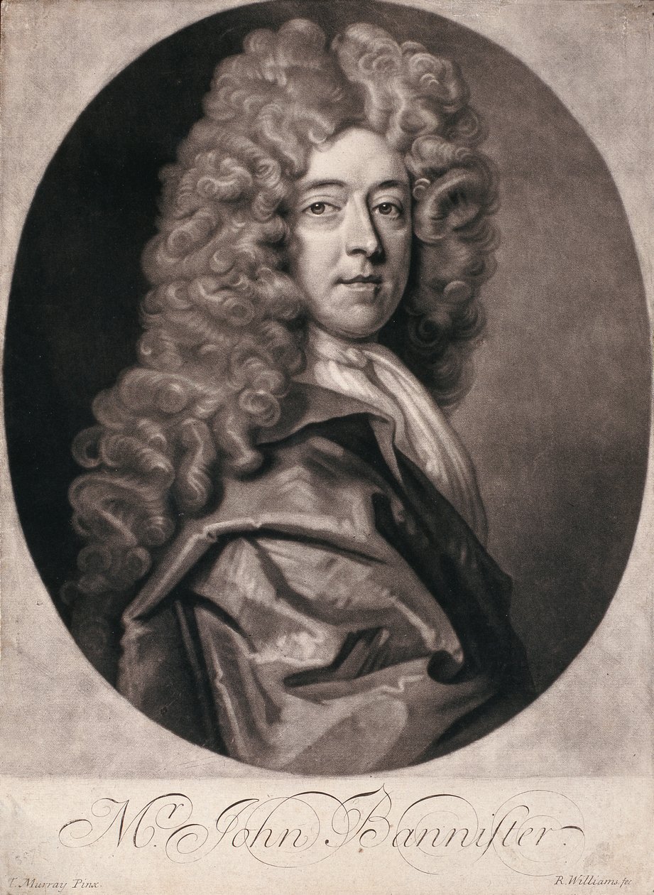 جون بانيستر (c.1625-79) منقوش بواسطة R.Smith (mezzotint) بواسطة T. Murray