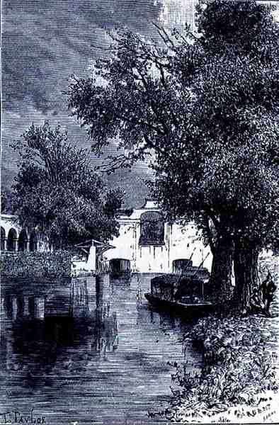 قناة سانتا أنيتا ، من المدن القديمة للعالم الجديد ، بقلم كلود جوزيف ديزاير شارناي ، حانة. 1887 بواسطة ت بعد تايلور