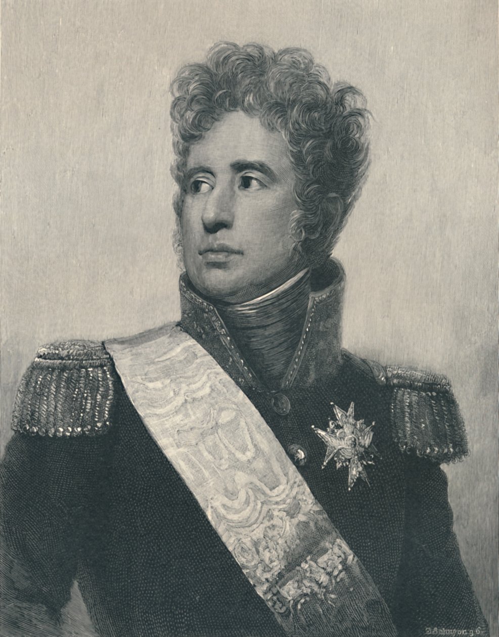قانون جاك ألكسندر بيرنارد ، ماركيز لوريستون ، c1810 ، 1896 بواسطة ت. جونسون