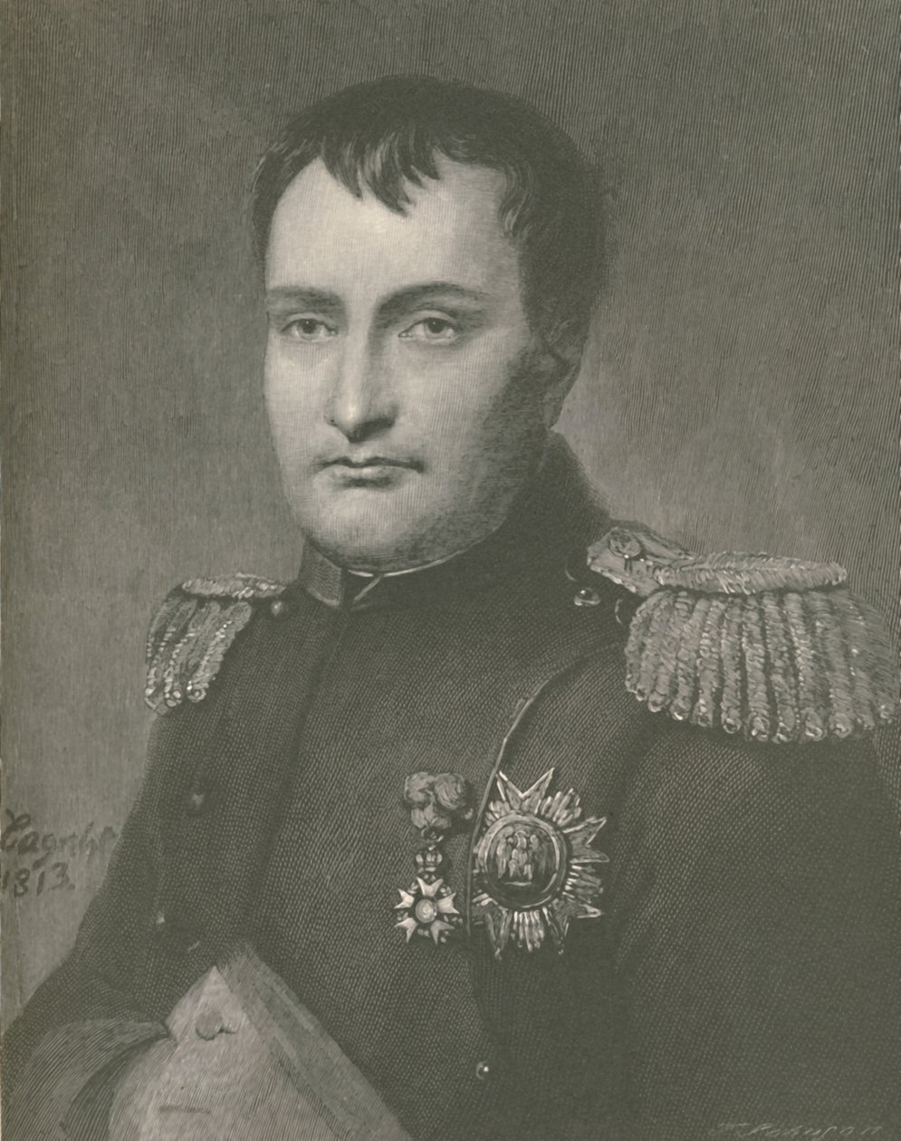 نابليون في عام 1813 ، 1896 بواسطة ت. جونسون
