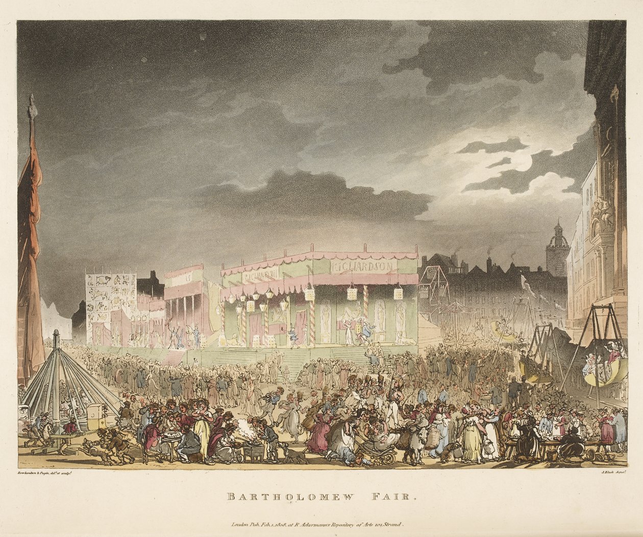 معرض بارثولوميو بواسطة T. & Pugin AC (1762 1832) (بعد) رولاندسون