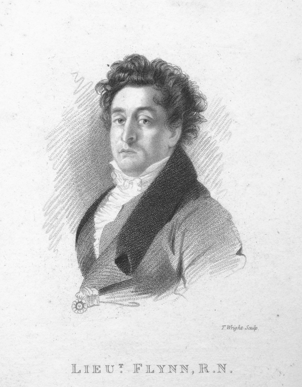 الملازم فلين ، ر ن ، c1820. بواسطة T. رايت