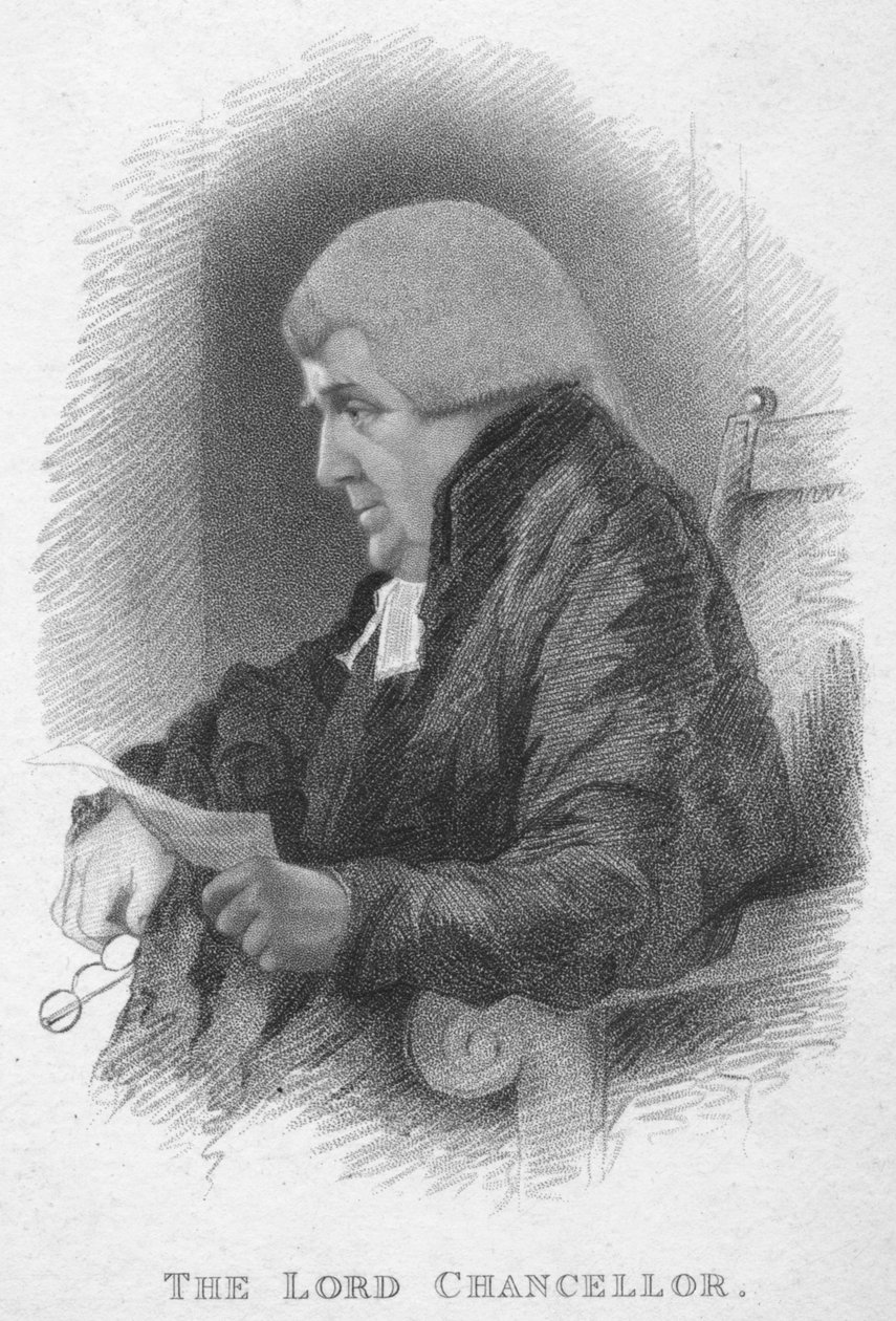 اللورد المستشار ، c1820. بواسطة T. رايت