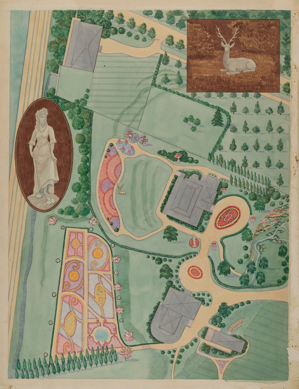 WA Wheelock Estate ، ج. 1936. بواسطة طابع هوشير