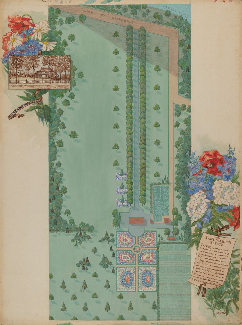 وارن العقارية ، ج. 1936. بواسطة طابع هوشير