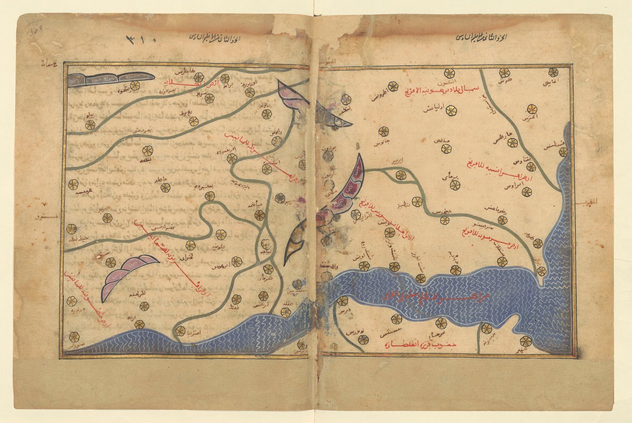 شمال فرنسا وبلجيكا بواسطة Tabula روجريانا