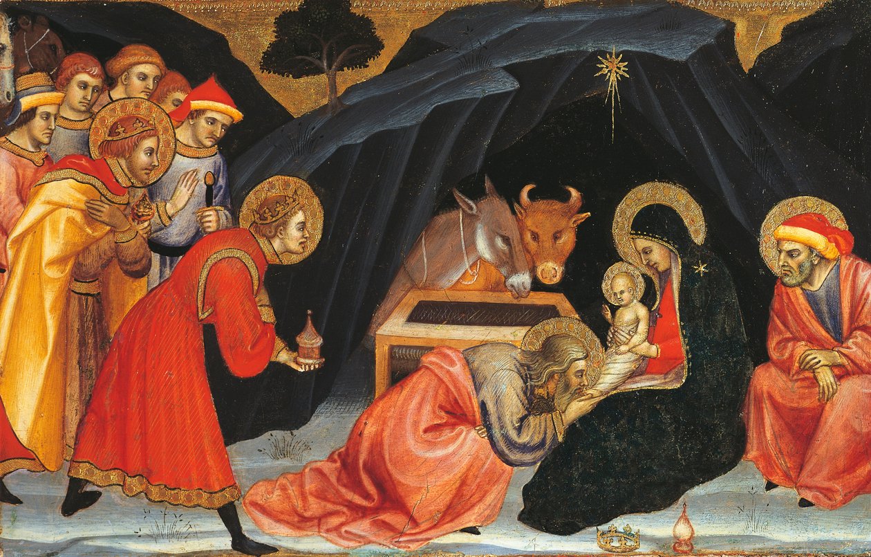 العشق من المجوس ، بواسطة تادو دي بارتولو (1363-1422) بواسطة Taddeo di Bartolo