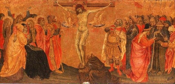 صلب ، لوح بريلا (تمبرا على لوح) بواسطة Taddeo di Bartolo