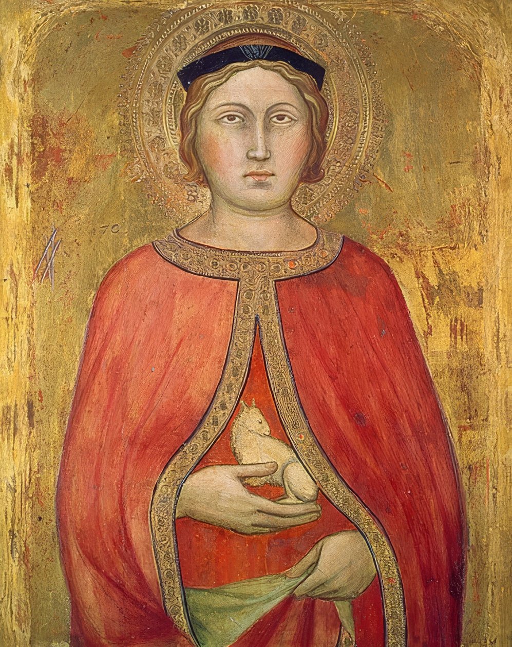 سانت أغنيس بواسطة Taddeo di Bartolo