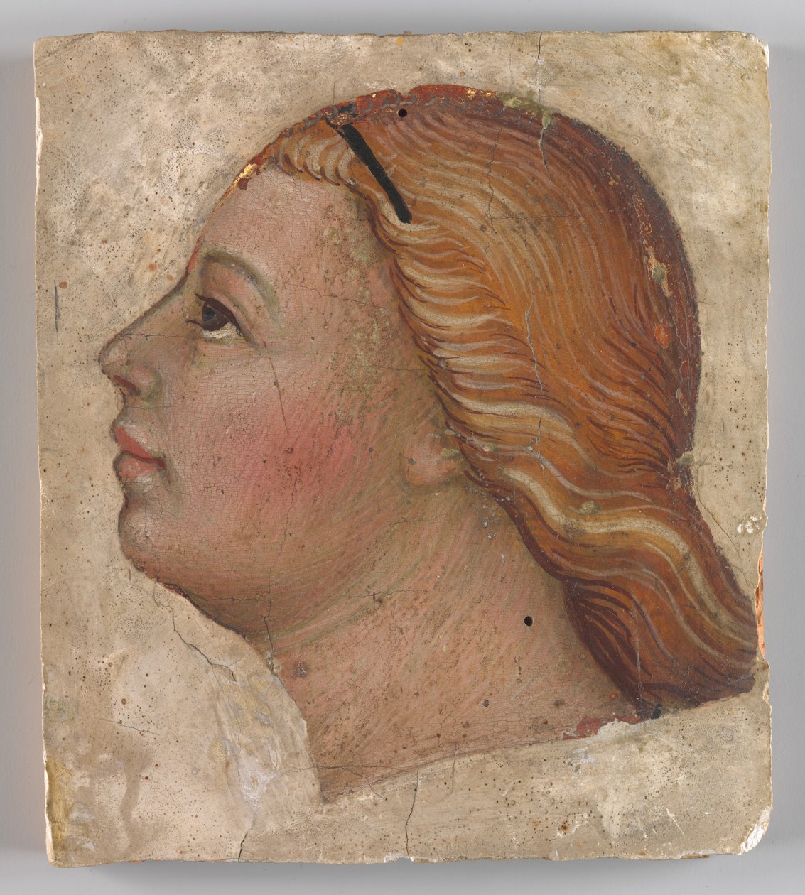 رأس ملاك في الجانب الأيسر ، كاليفورنيا. 1397. بواسطة Taddeo di Bartolo