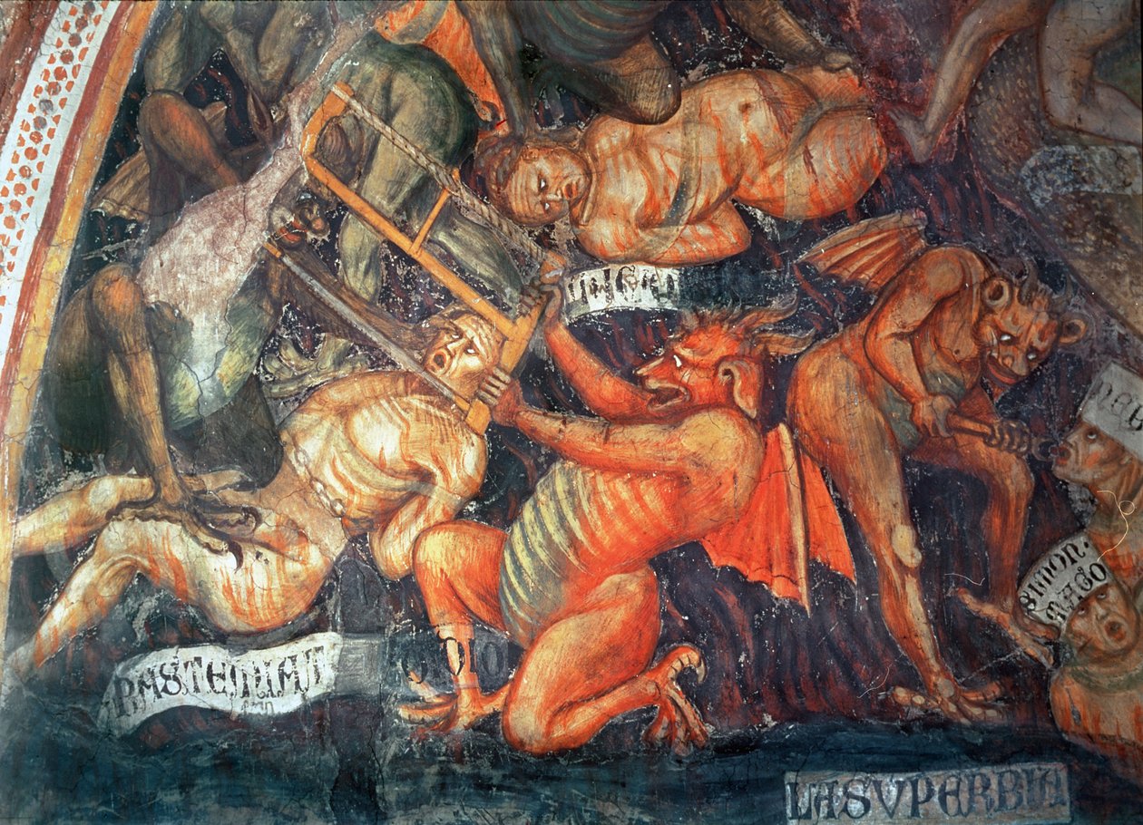 الجحيم ، تفاصيل المستكبرين ، ج 1394 بواسطة Taddeo di Bartolo