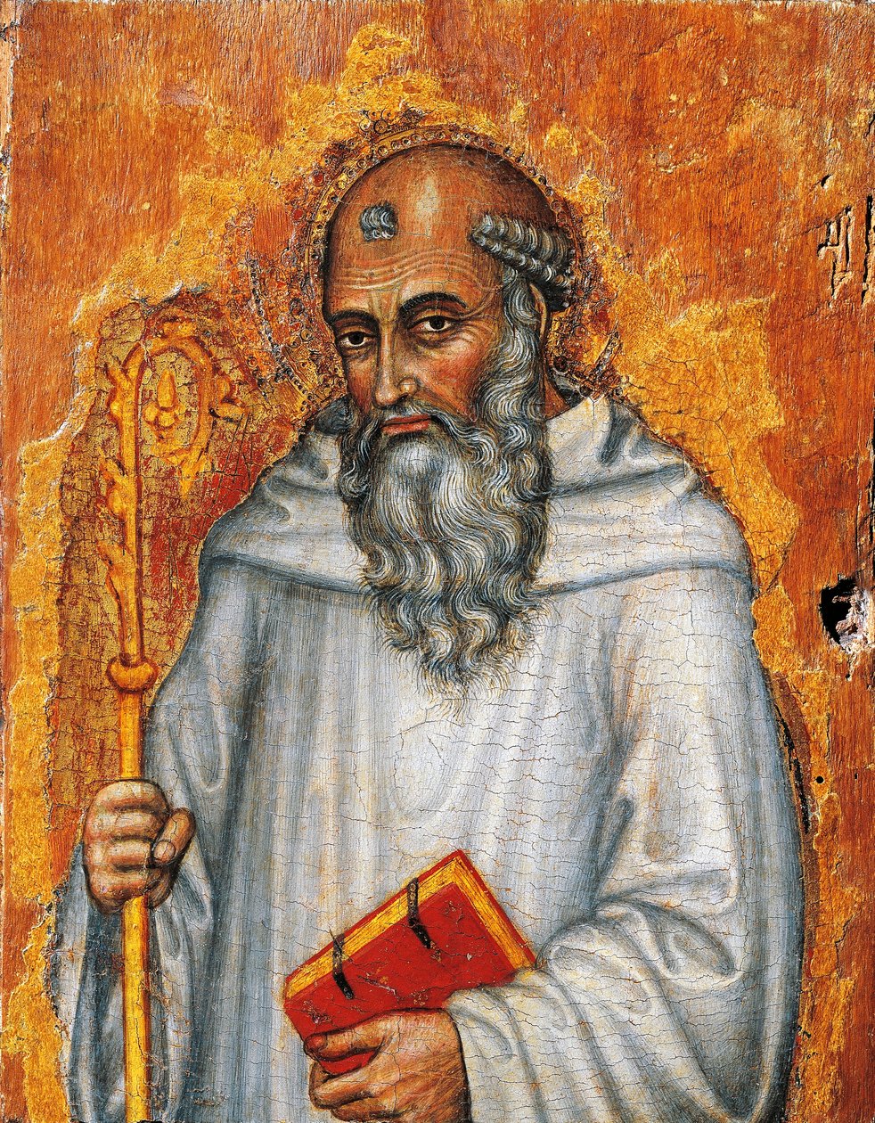 Italy, Asissi, Saint Benedict بواسطة Taddeo di Bartolo
