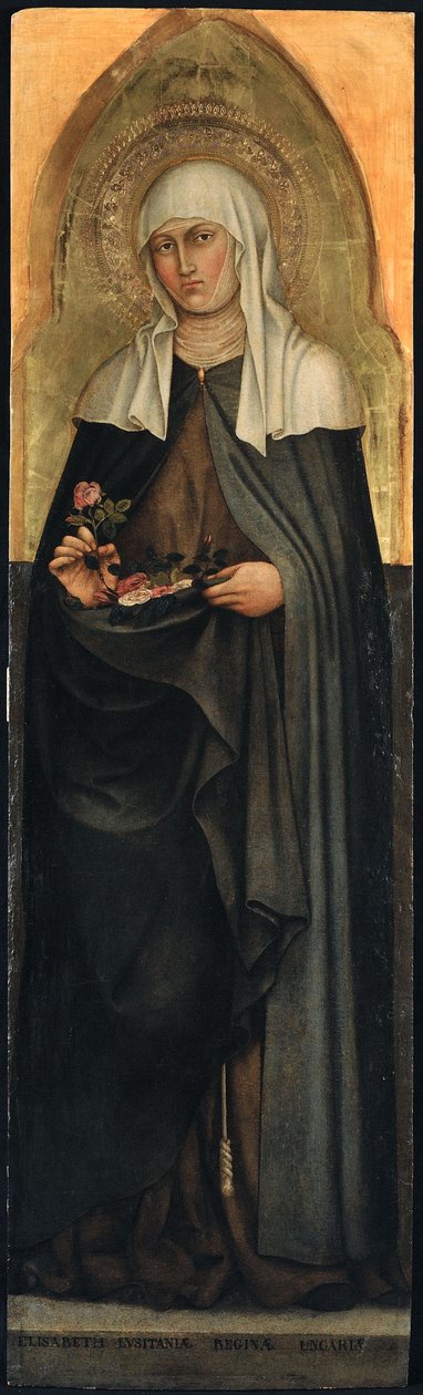 القديسة اليزابيث تورينجيا 1403. بواسطة Taddeo di Bartolo