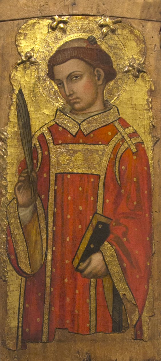 القديس ستيفن ، 1418. بواسطة Taddeo di Bartolo