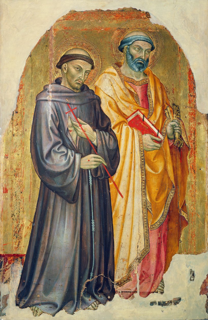 القديس فرنسيس والقديس بطرس ، بواسطة تادو دي بارتولو (حوالي 1363-1422) بواسطة Taddeo di Bartolo