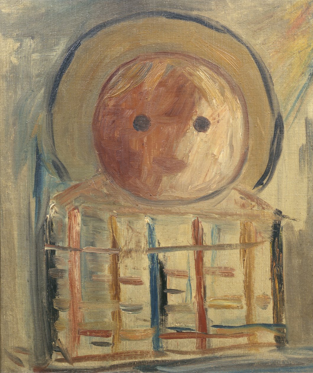رأس خيالي لرضيع ، c.1925-32 بواسطة تاديوس ماكوفسكي