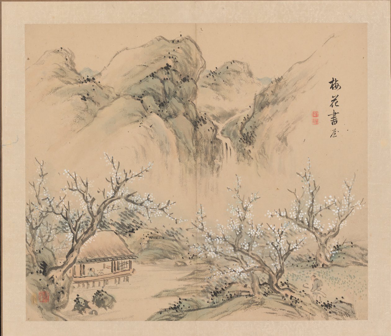 مناظر فور سيزونز ، 1833. بواسطة Takaku Aigai