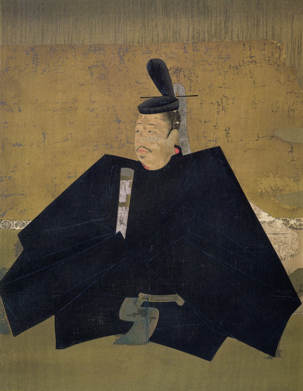 تايرا نو شيجموري ، صورة توضيحية في مجلة كوكا ، نوفمبر 1903 (كولوت ليثو) بواسطة Takanobu Fujiwara