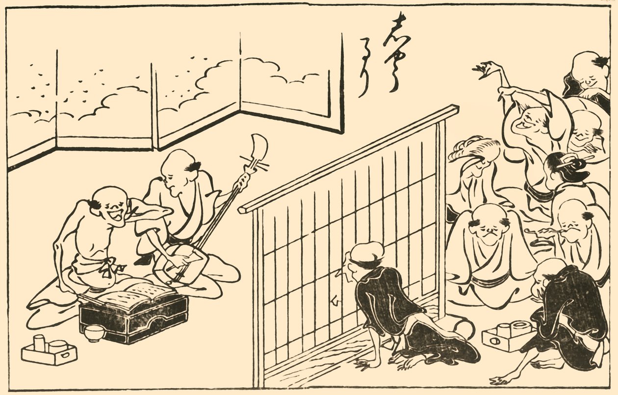 الموسيقيون ، 1793 ، 1924. بواسطة Takehara Shunchosai