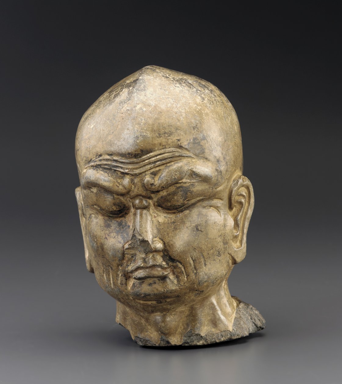 رأس لوهان ، c.700-750 بواسطة اسرة تانغ الصينية