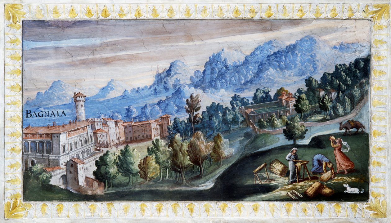 منظر ل Bagnaia بواسطة Tarquinio Ligustri