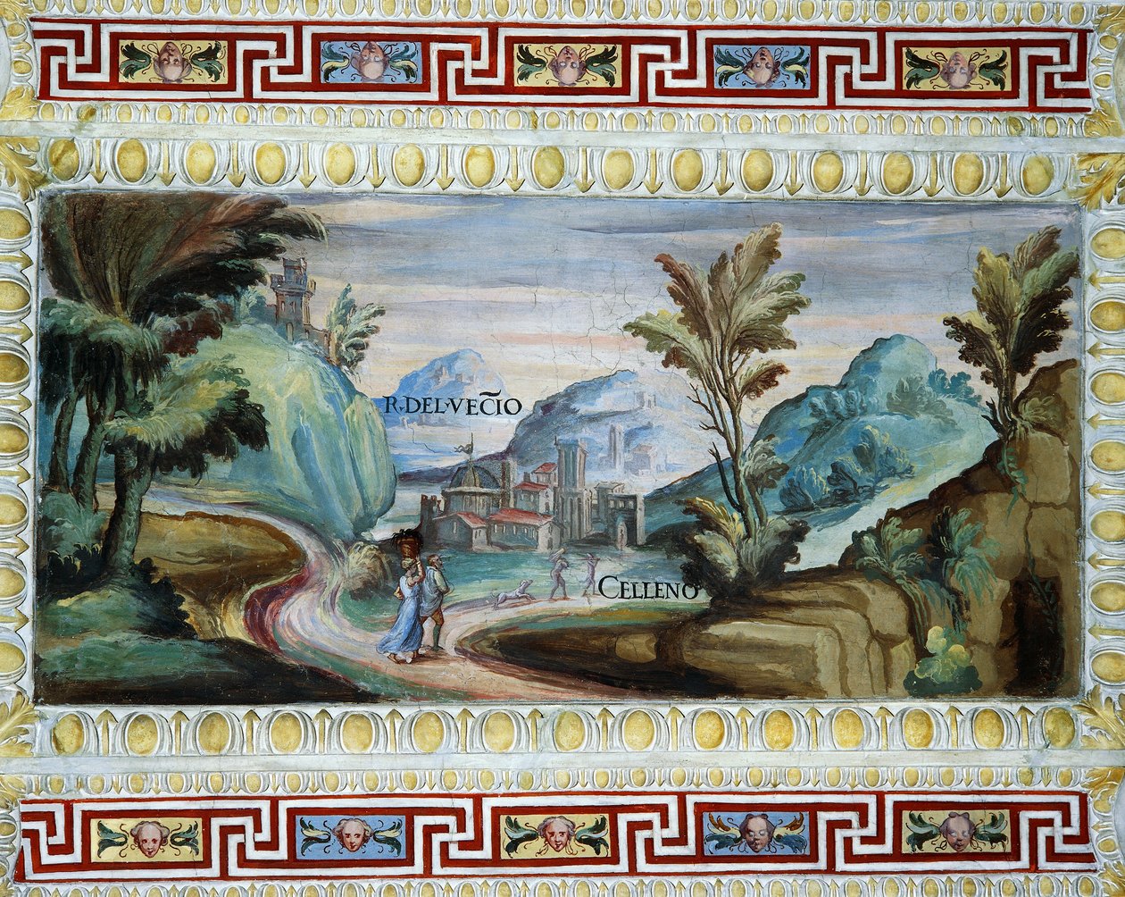 منظر من سيلينو بواسطة Tarquinio Ligustri