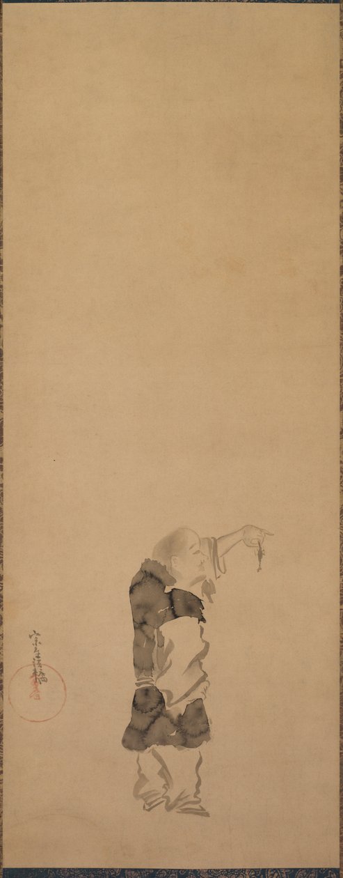كنشو ، راهب بالروبيان ، ح. 1600-1640. بواسطة Tawaraya Sotatsu