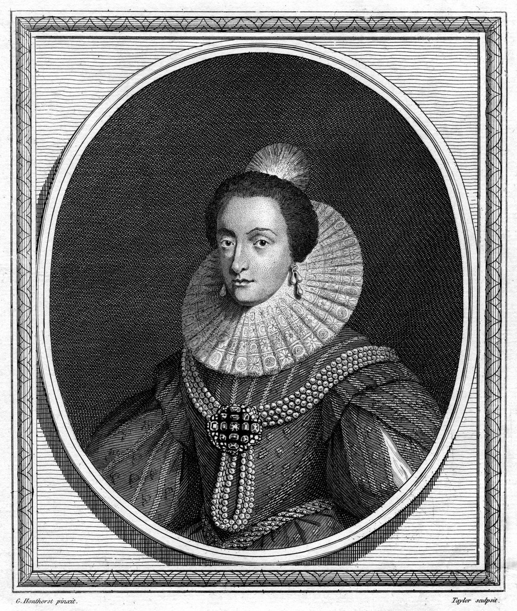 إليزابيث ، Electress Palatine و Queen of Bohemia ، 1787. بواسطة تايلور