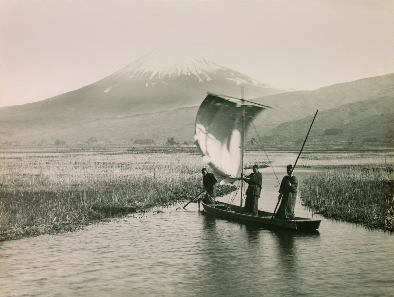 جبل فوجي من توكايدو، حوالي عام 1900 - 1915 (صورة فوتوغرافية) بواسطة 