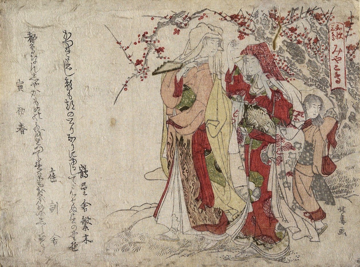 النوارس ، 1794 أو 1806 بواسطة تيساي هوكوبا