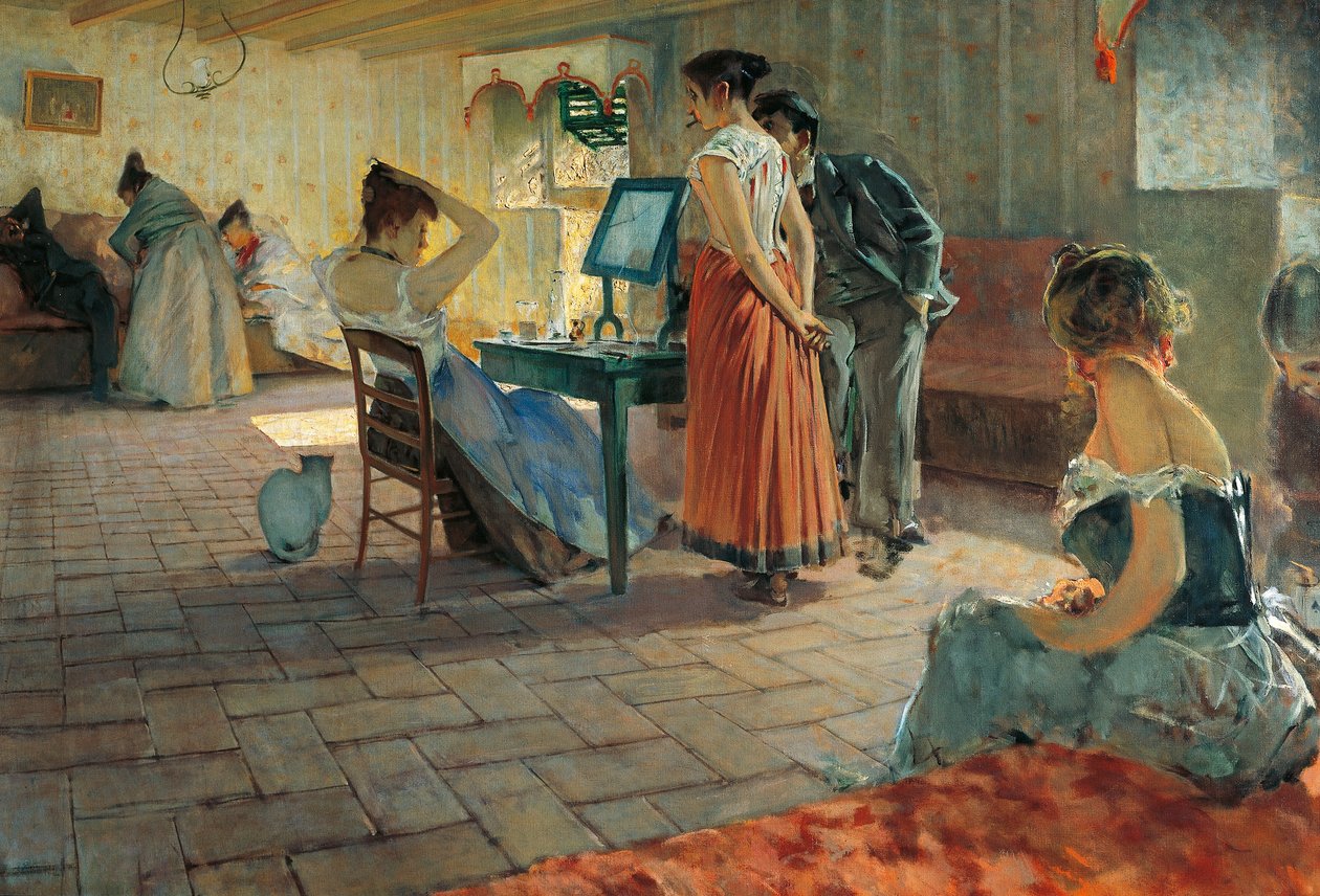 Morning Toilette بواسطة Telemaco Signorini