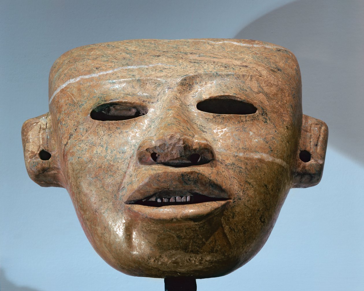 القناع الجنائزي ، المرتفعات الوسطى ، المكسيك ، c.250-550 (اعوج) بواسطة تيوتيهواكان